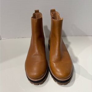 Madewell The Ivy Chelsea Boot In Bison Sz 6.5 MWL Cloud Padding